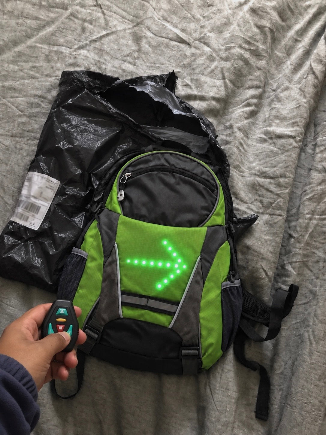 LumaRide backpack customer review photo 1